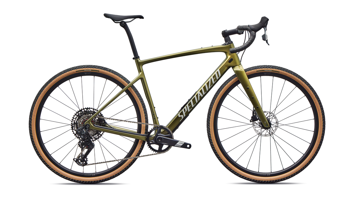 Specialized FACT Carbon フォーク グリーン Specialized Diverge 4 Comp Carbon Laurel 58cm Green Metallic