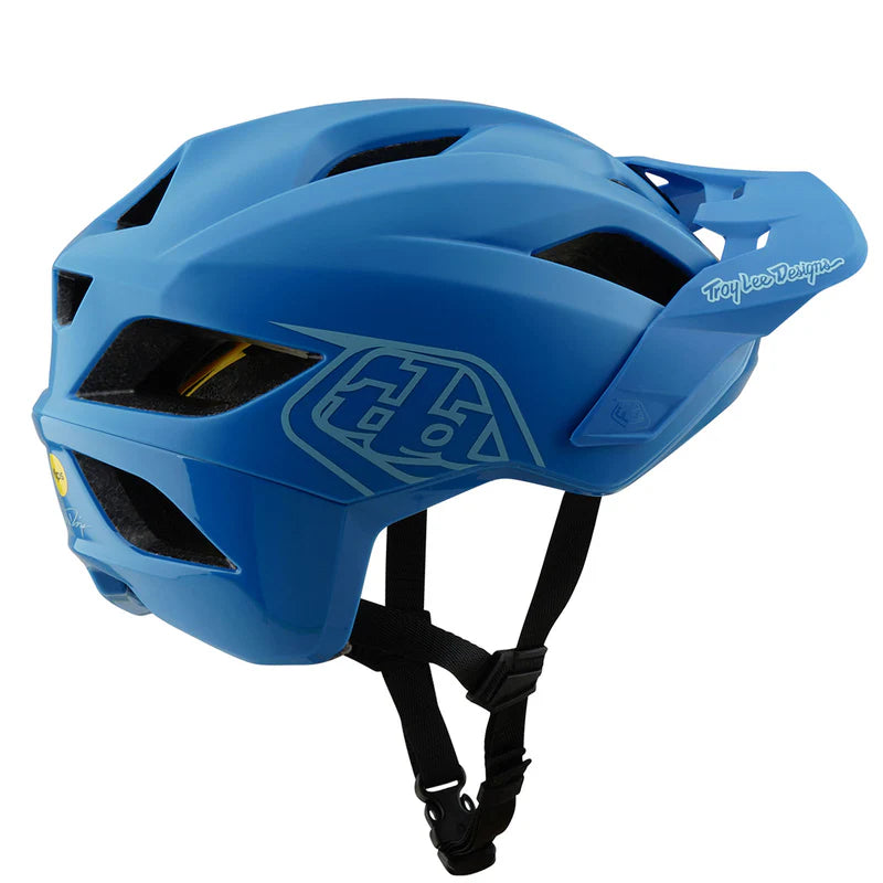 TLD YOUTH FLOWLINE HELMET; POINT COBALT / BLUE OSFA
